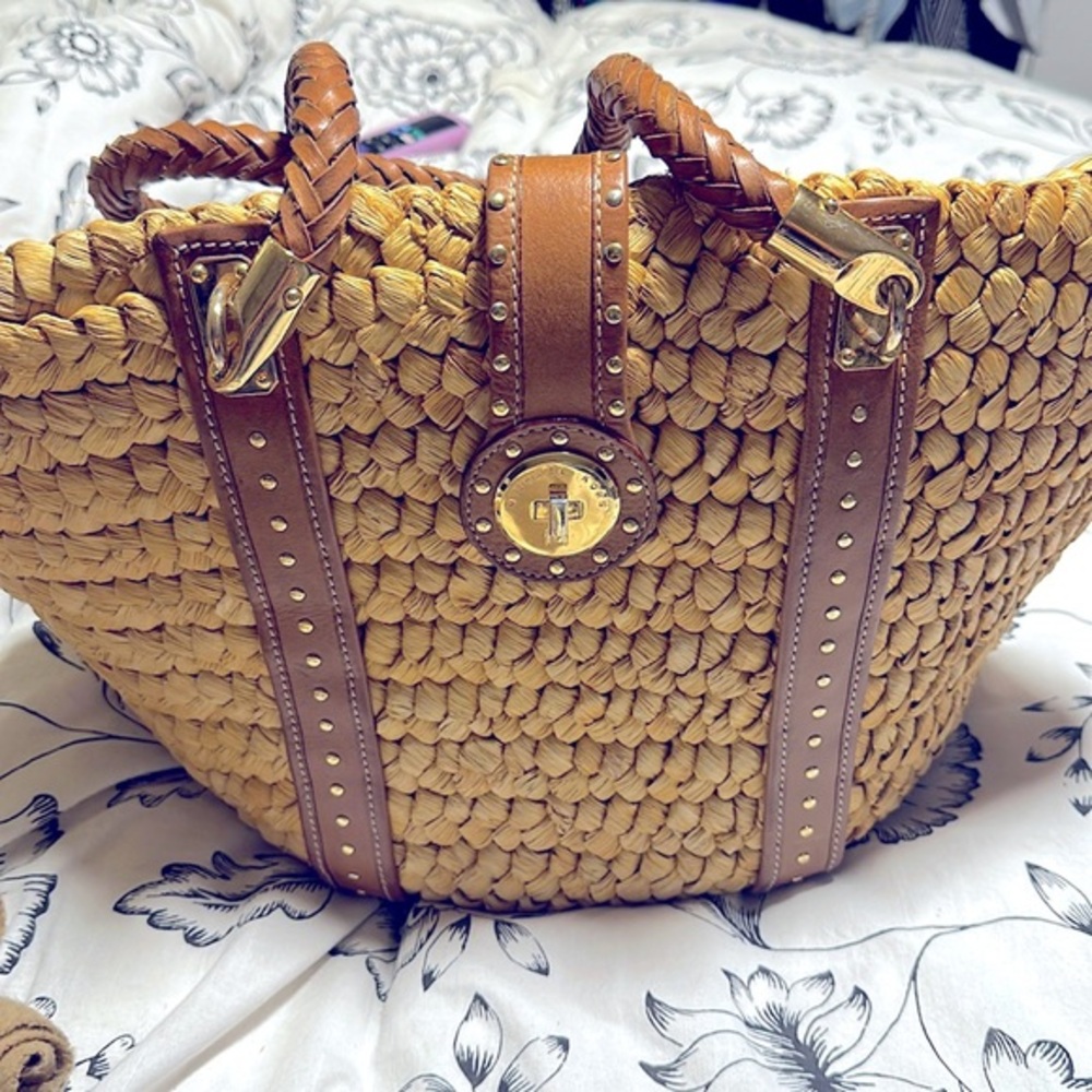 Michael Kors straw bag - Picture 1 of 10